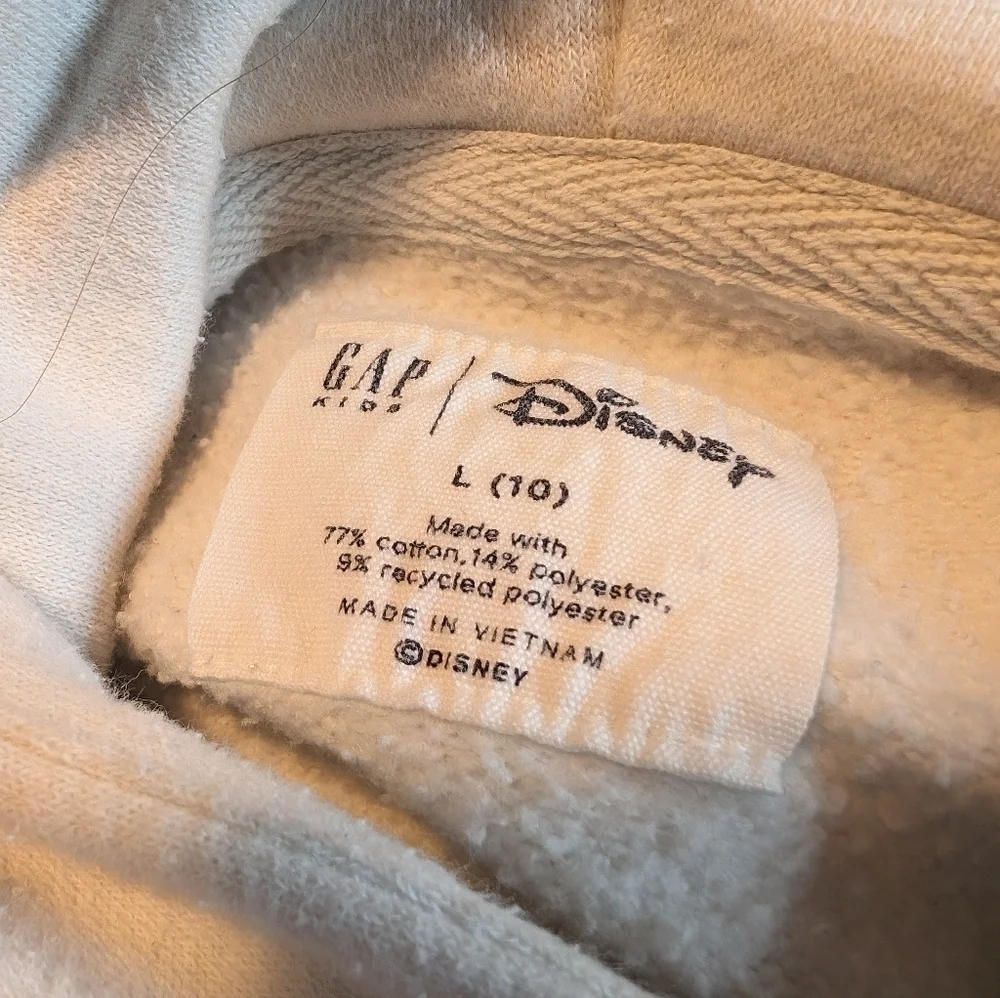 GAP Mickey Sparkle Gold Cropped (Junior Girls) Sweatshirt